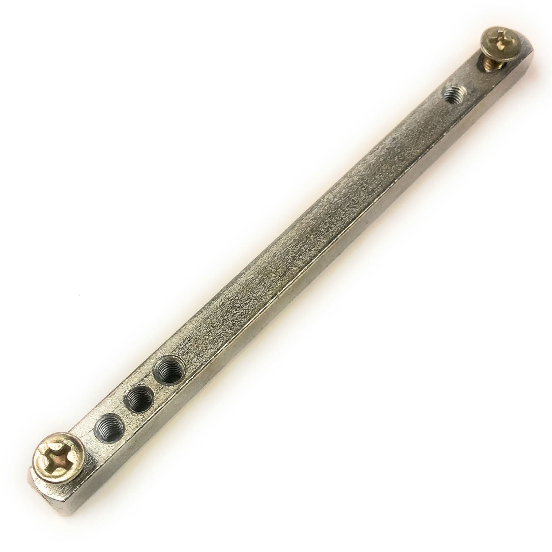 Drilled and Tapped Door Handle Spindle With Screws 115mm Ironmongery