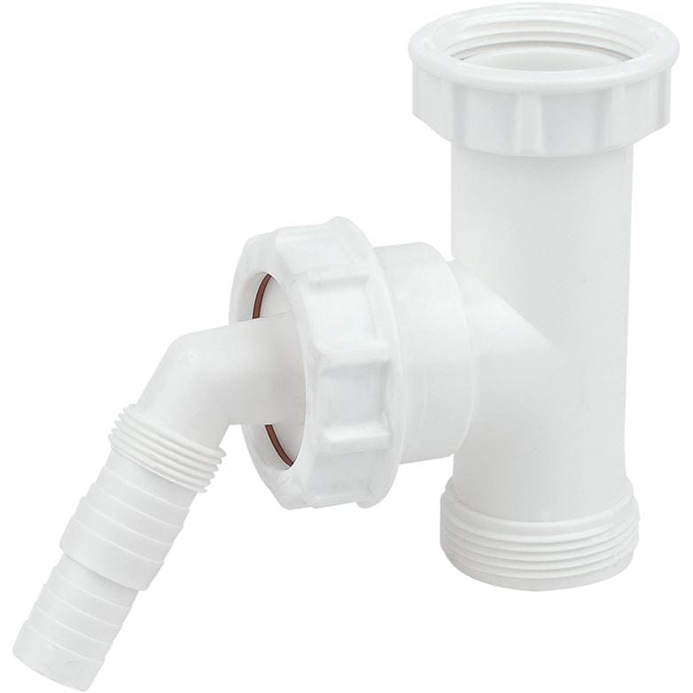 Appliance Waste Trap Adapter 40mm with Washing Machine Drain Hose Spigot TWT41 Waste Traps Floplast 100736