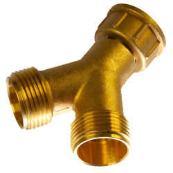 Brass Washing Machine Y Piece Splitter 2 Way Connector Dishwasher Appliances Service Item Thunderfix 902202