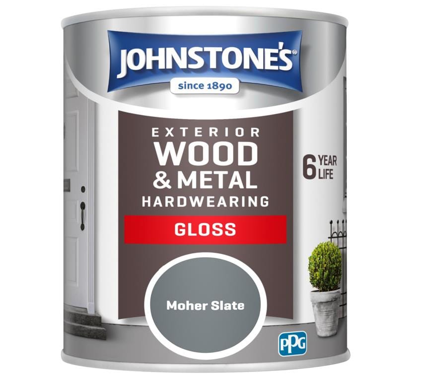 Exterior Hardwearing Gloss Paint 750ml Moher Slate | Johnstone's Service Item Johnstone's 903275