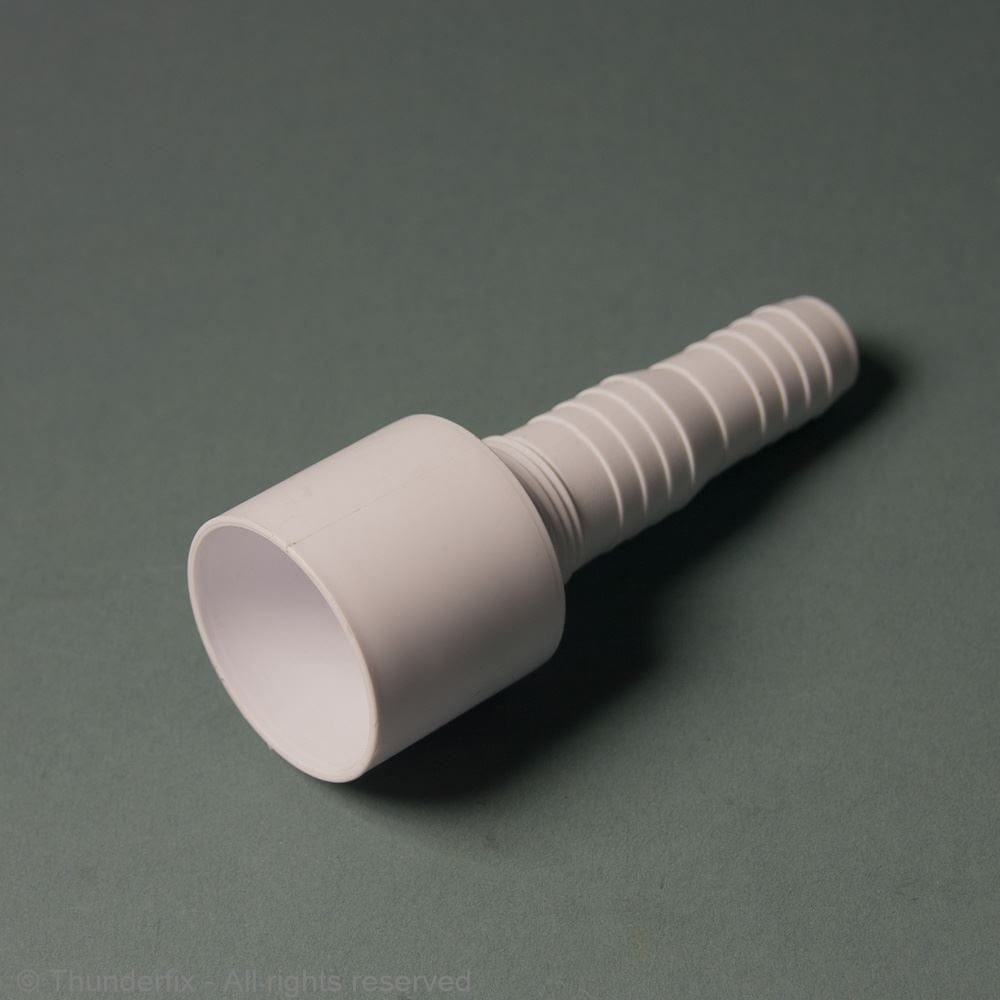 McAlpine WMF3 Straight Nozzle Washing Machine Hose Connector 44mm Waste Traps McAlpine 900212