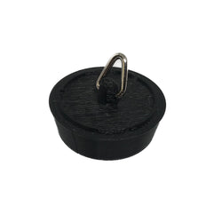 Sink Bath Plug Black Tapered Suits 31mm to 36mm  Openings 1 3/8" Service Item Thunderfix 902894