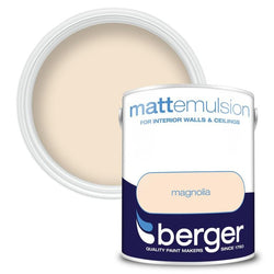 Vinyl Matt Magnolia Emulsion Paint | 5L | Berger Emulsion Paint Berger 901126