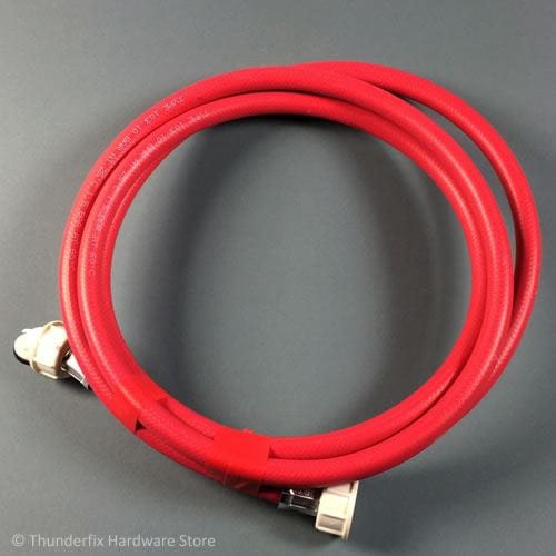 Washing Machine Inlet Hose Hot Red 2.5m New Dishwasher Replacement Hose Washing Machine Installation Thunderfix 100411