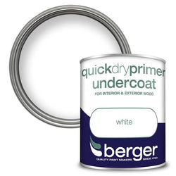 White Quick Dry Primer and Undercoat Paint | 750ml | Berger Primers and Undercoat Berger 900990