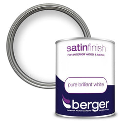 White Satin Sheen Paint | 750ml | Berger Gloss Paint Berger 900732