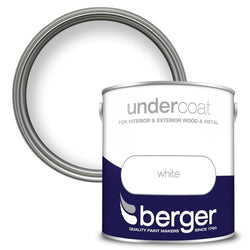 White Undercoat Paint 2.5L | Berger Primers and Undercoat Berger 900988