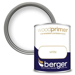 White Wood Primer | 750ml | Berger Primers and Undercoat Berger 900989